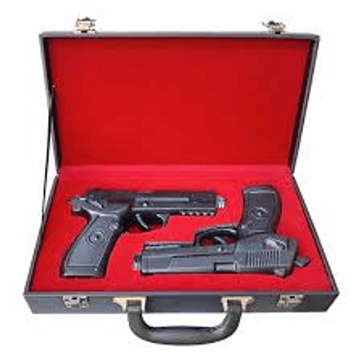 Whisky Army Pistol 40º 500cc inc/Estuche lujo 2 replicas pistolas 248cc 2