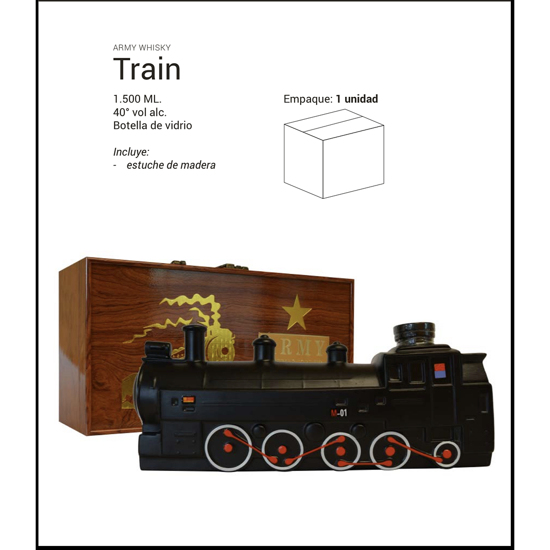 Whisky Army Trein 40º 1500cc 1