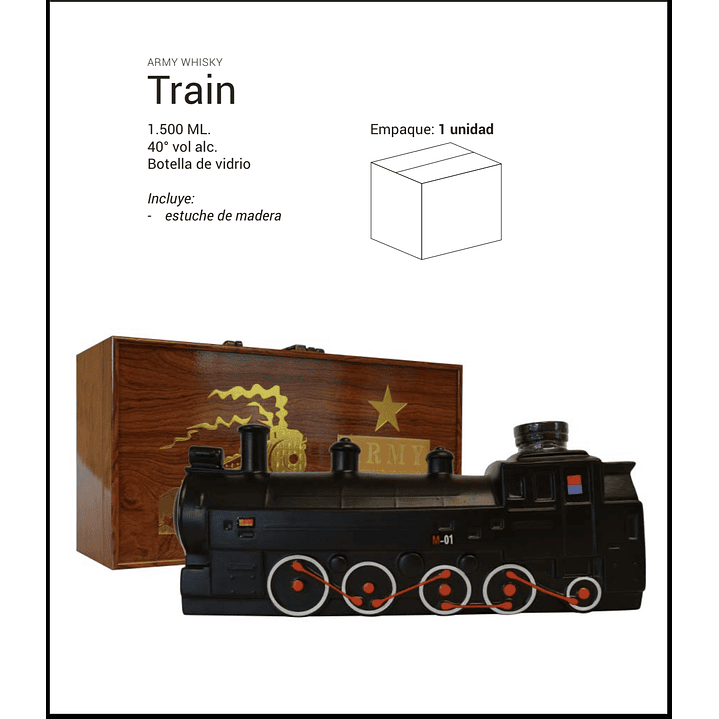 Whisky Army Trein 40º 1500cc 1