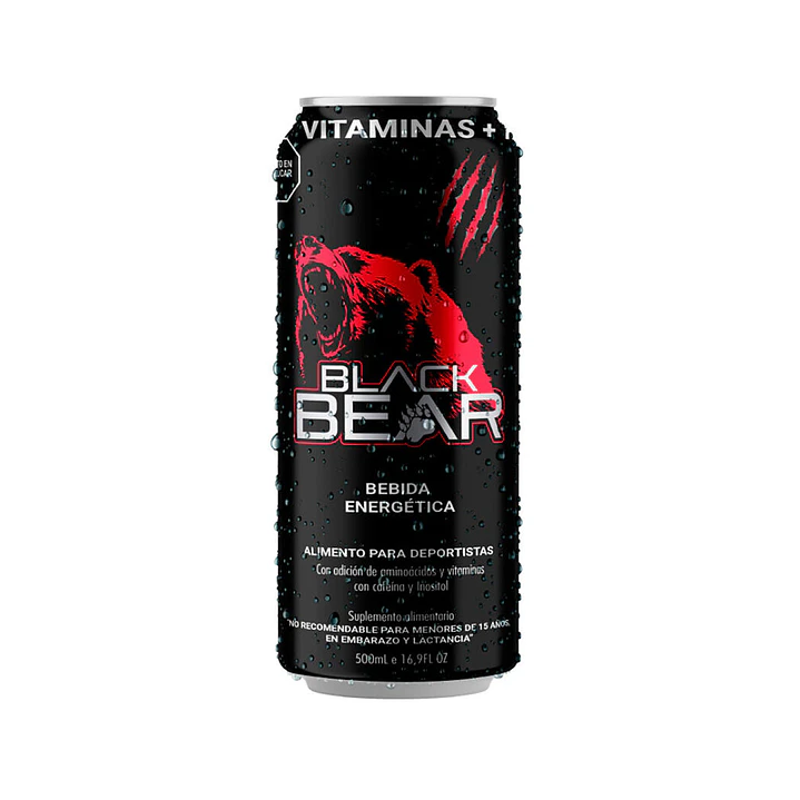 Energetica Black Bear Lata 500cc 1