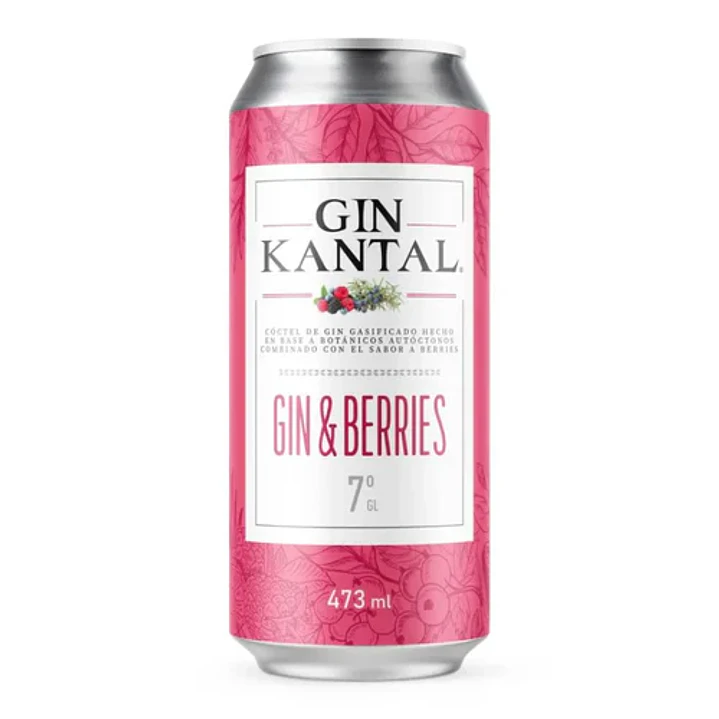Gin Kantal Berries 7º Lata 473cc 1