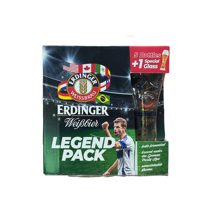 Pack Mundial Cerveza Erdinger Weibbier + Vaso 1