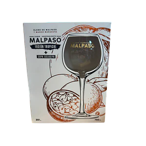 Pack Licor Pisco Mal Paso Fusion Tropical 35º 750cc + Copa