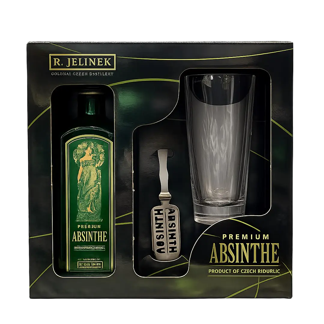 Pack Absenta Jelinek 70° 700cc + Copa + Cucharita 1