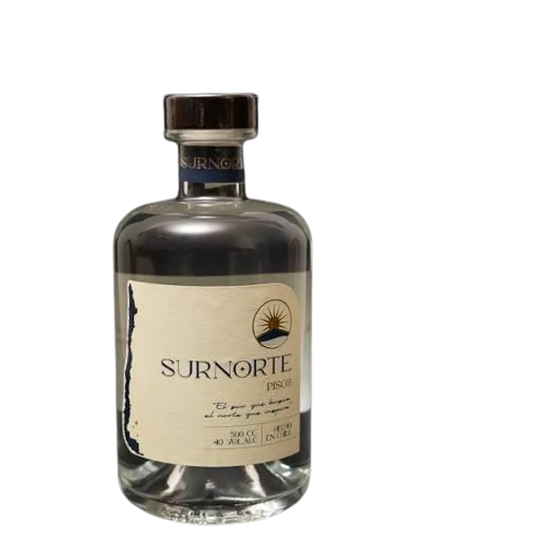 Pisco Surnorte Transparente 40º 500cc 1