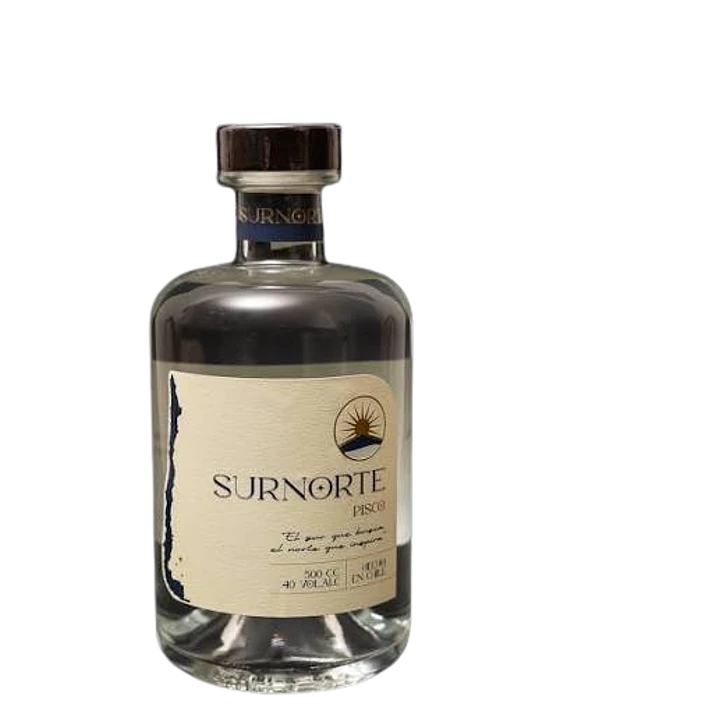 Pisco Surnorte Transparente 40º 500cc 1
