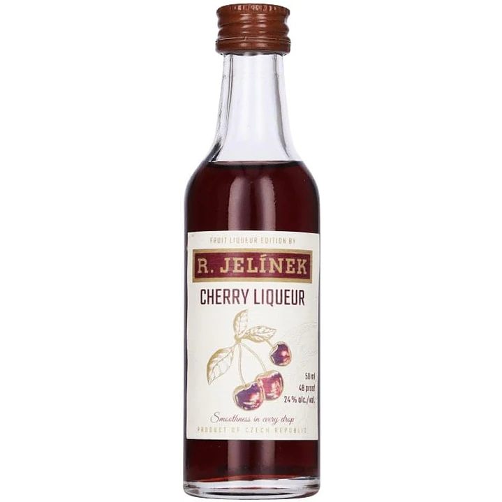 Licor de Cereza (Cherry) R. Jelinek 24° Miniatura 50cc 1