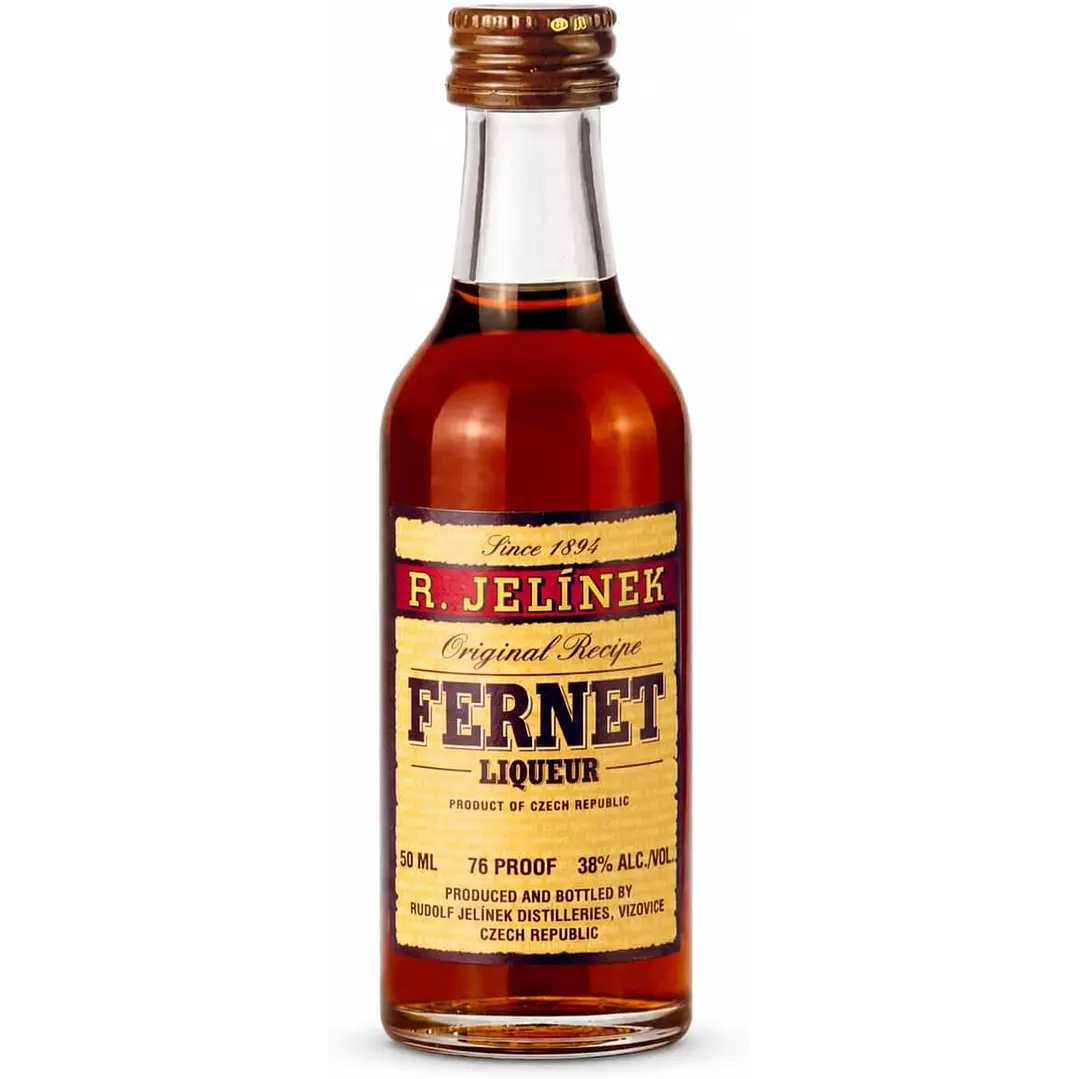 Licor Fernet R. Jelinek 38°Miniatura 50cc 1