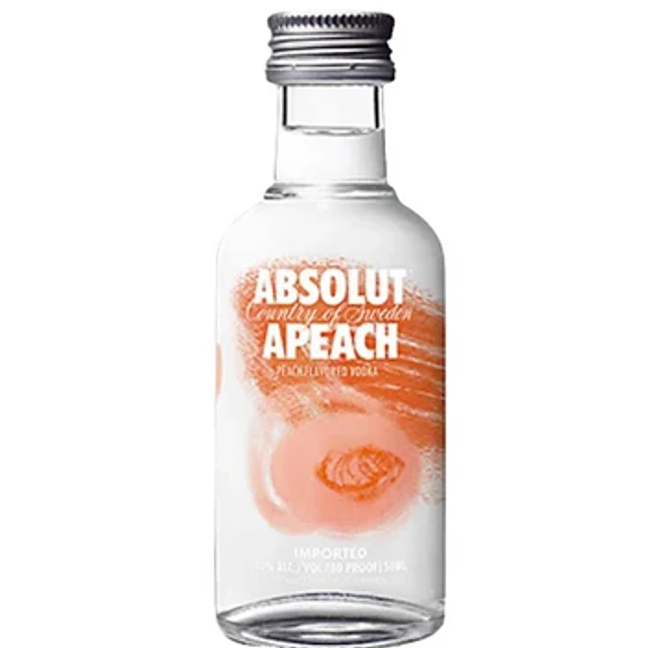 Vodka Absolut Apeach 40° Miniatura 50cc 1