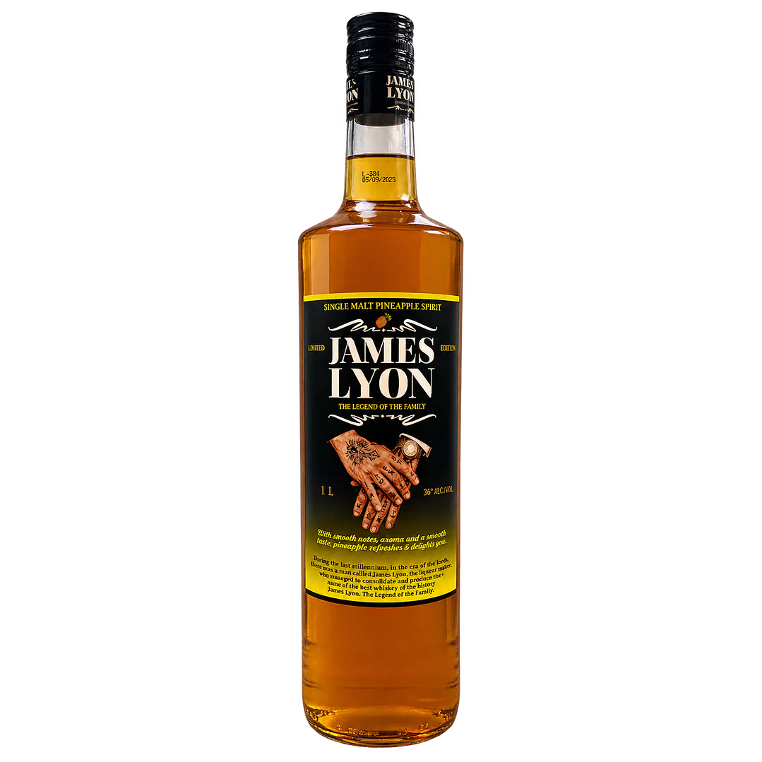 Whiskey James Lyon Piña 36º 1L 1