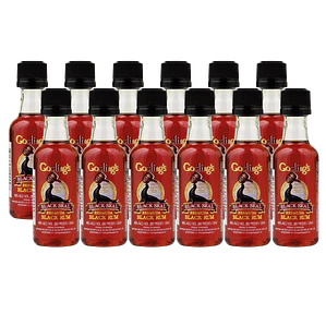 Pack x12 Ron Gosling´s Black Seal 40° Miniatura 50cc