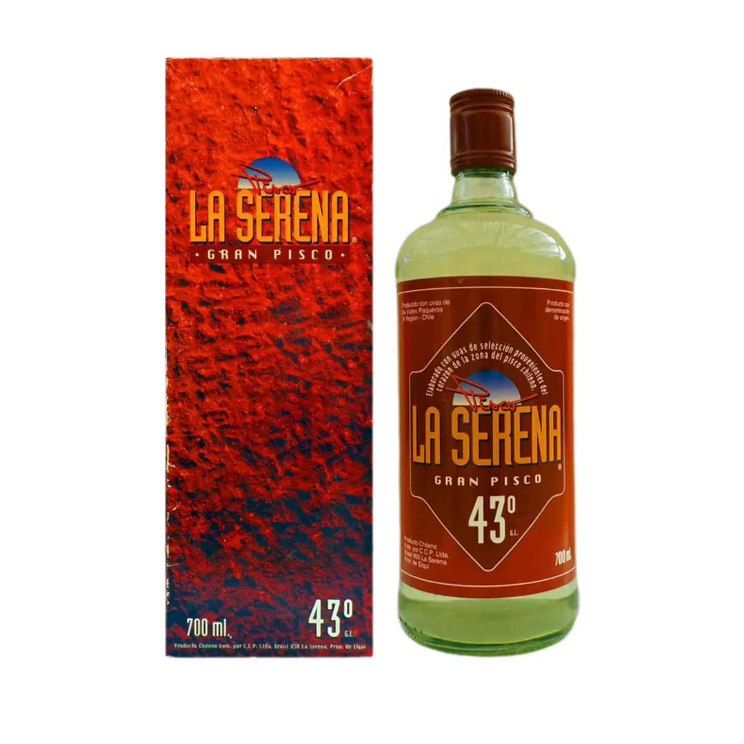 Pisco La Serena Gran Pisco 43º 700cc. Version Vintage 1