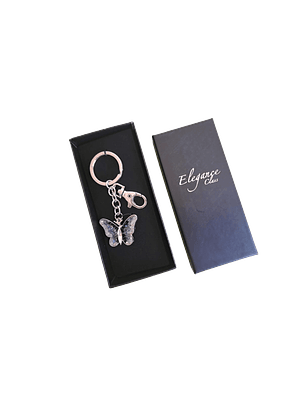 Llavero Mariposa Cristales Elegance Class