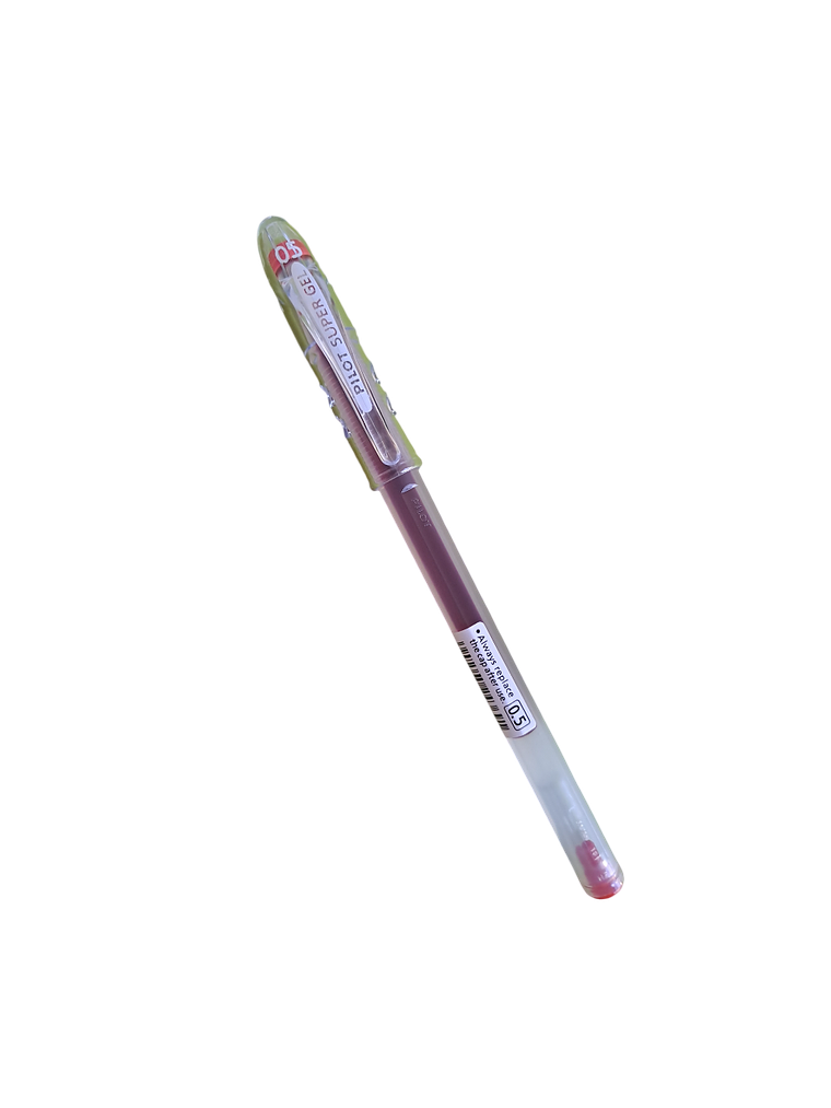 Bolígrafo SUPER GEL Rojo 0.5 mm Pilot 1