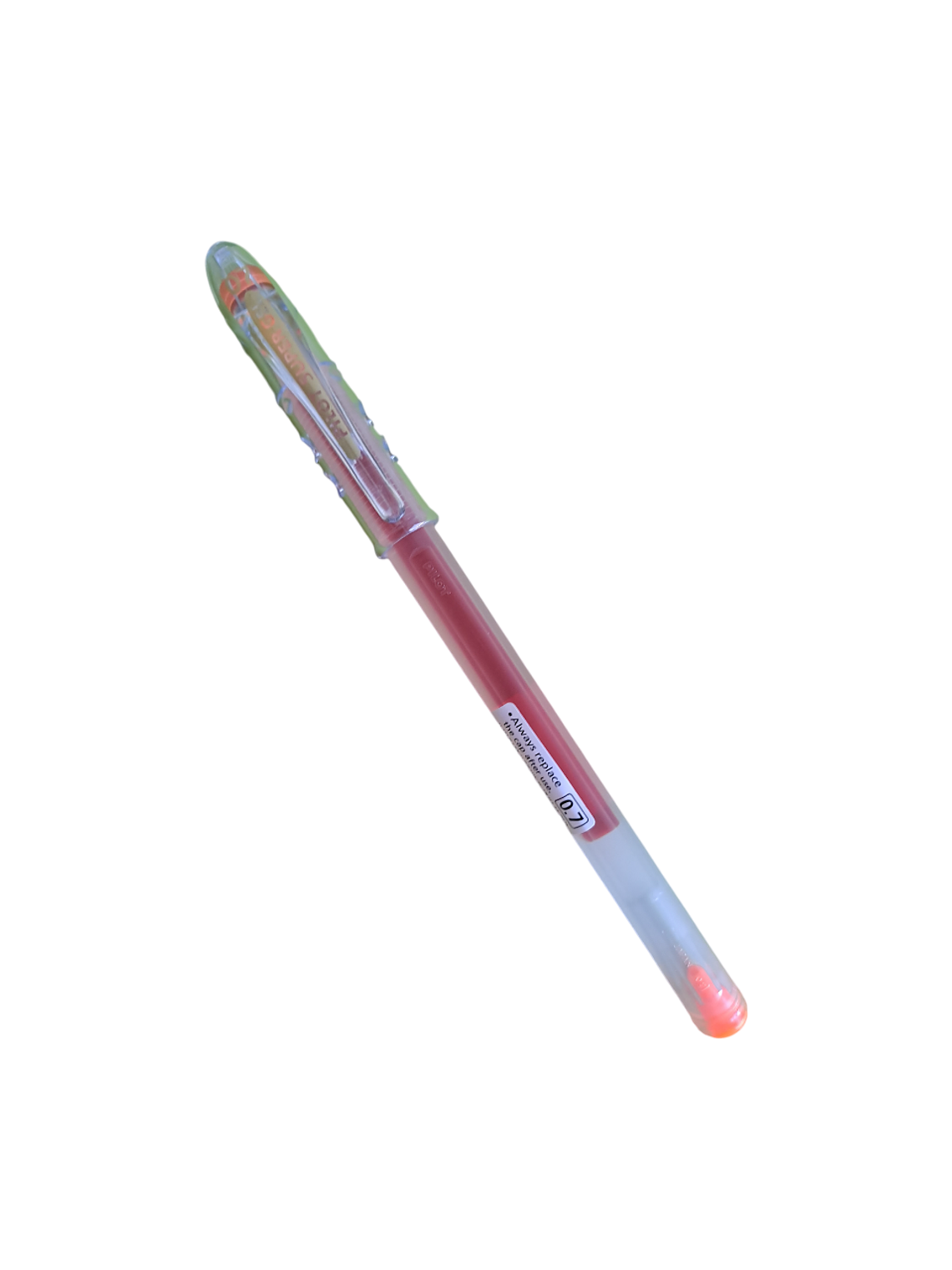 Bolígrafo SUPER GEL Naranjo 0.7 mm Pilot 1