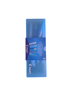 Set 5 Lápices Surtidos Color Celeste Pilot