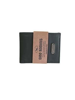 Billetera Hombre 107 Negro Gino Rodinis
