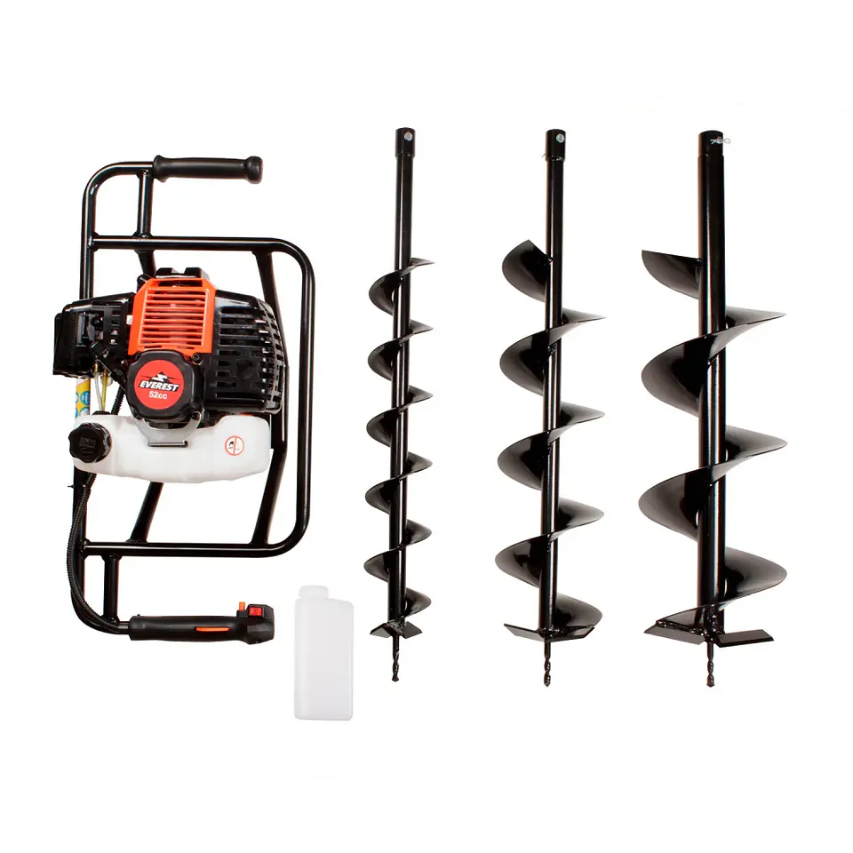 AHOYADOR BARRENO 52CC CON CAJA REDUCTORA HR-DR4902 EVEREST  1