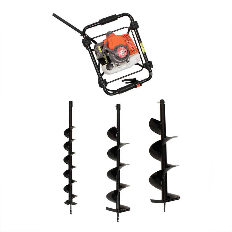 AHOYADOR BARRENO 63CC CON EMBRAGUE Y CAJA REDUCTORA DT6302 EVEREST  8
