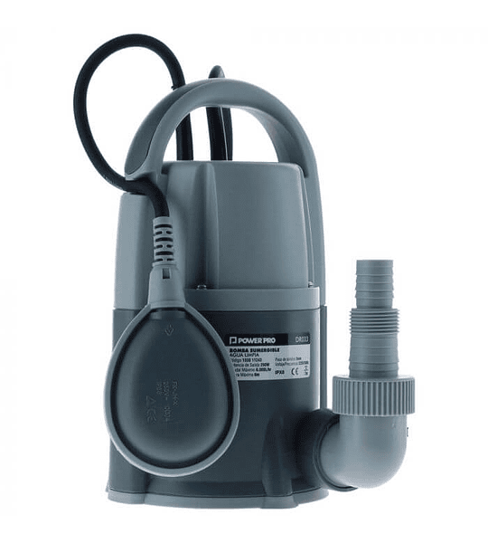 BOMBA SUMERGIBLE AGUAS LIMPIAS - POWER PRO DR033 0,33HP