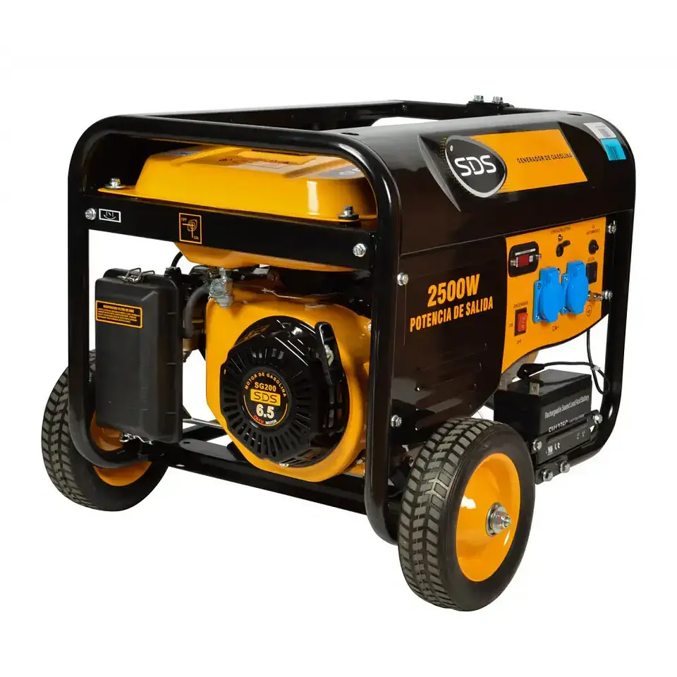 GENERADOR ELÉCTRICO BENCINERO 2.8KW 220V SDS SGG3500EH 1