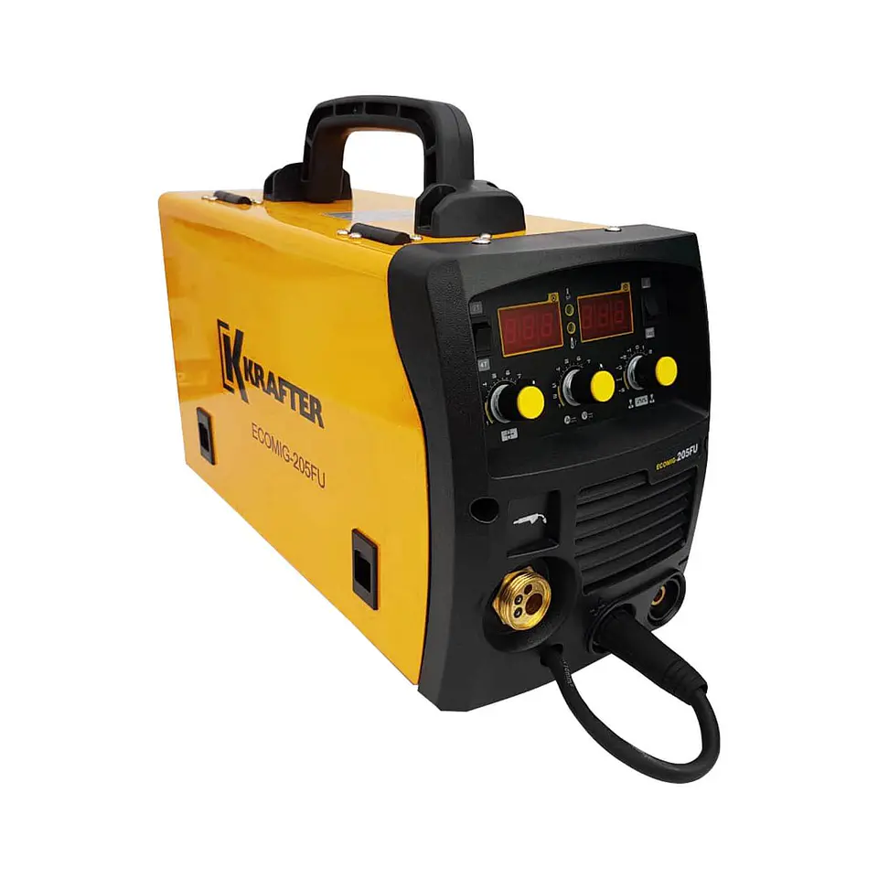 SOLDADORA INVERTER MMA/MIG 200AMP KRAFTER ECOMIG-205FU 1