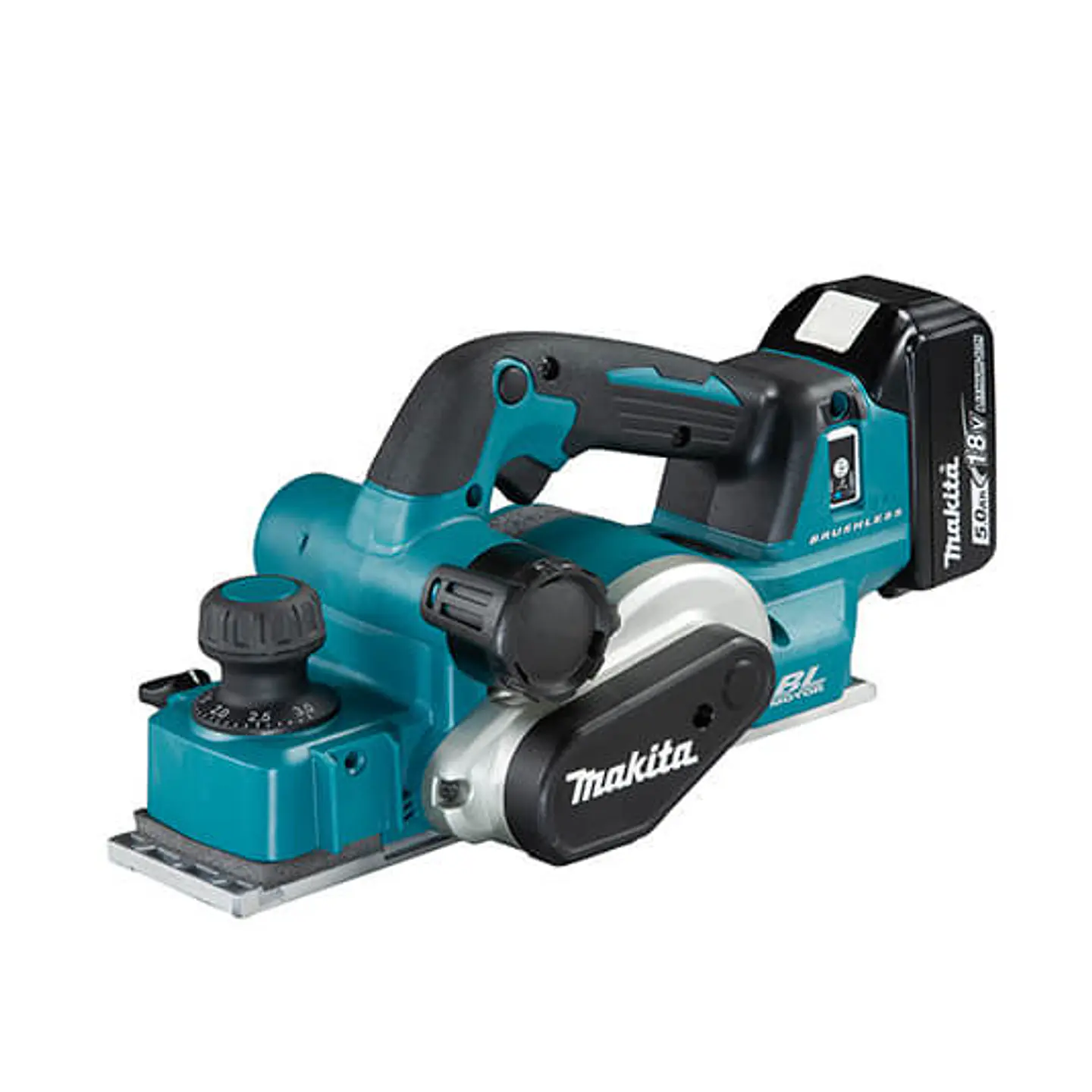 CEPILLO INALAMBRICO 82MM 18V + 2 BATERIAS 18V 3.0AH + CARGADOR + MAKPAC MAKITA DKP181RTJ 1