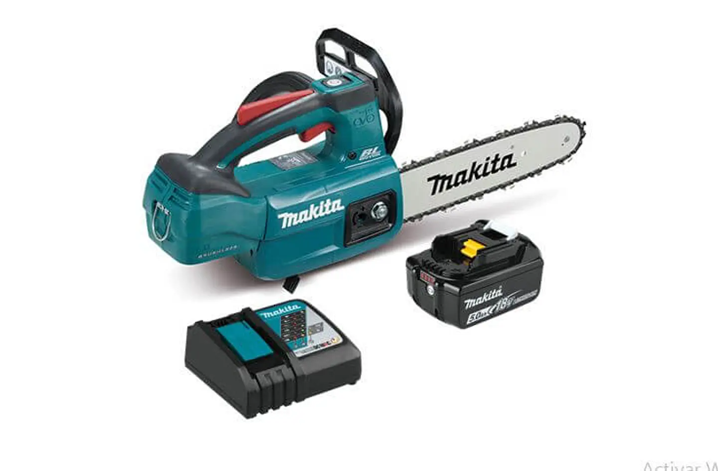 ELECTROSIERRA 18V + 1 BATERIA 18V 5.0AH + CARGADOR SIMPLE MAKITA DUC254RT 1