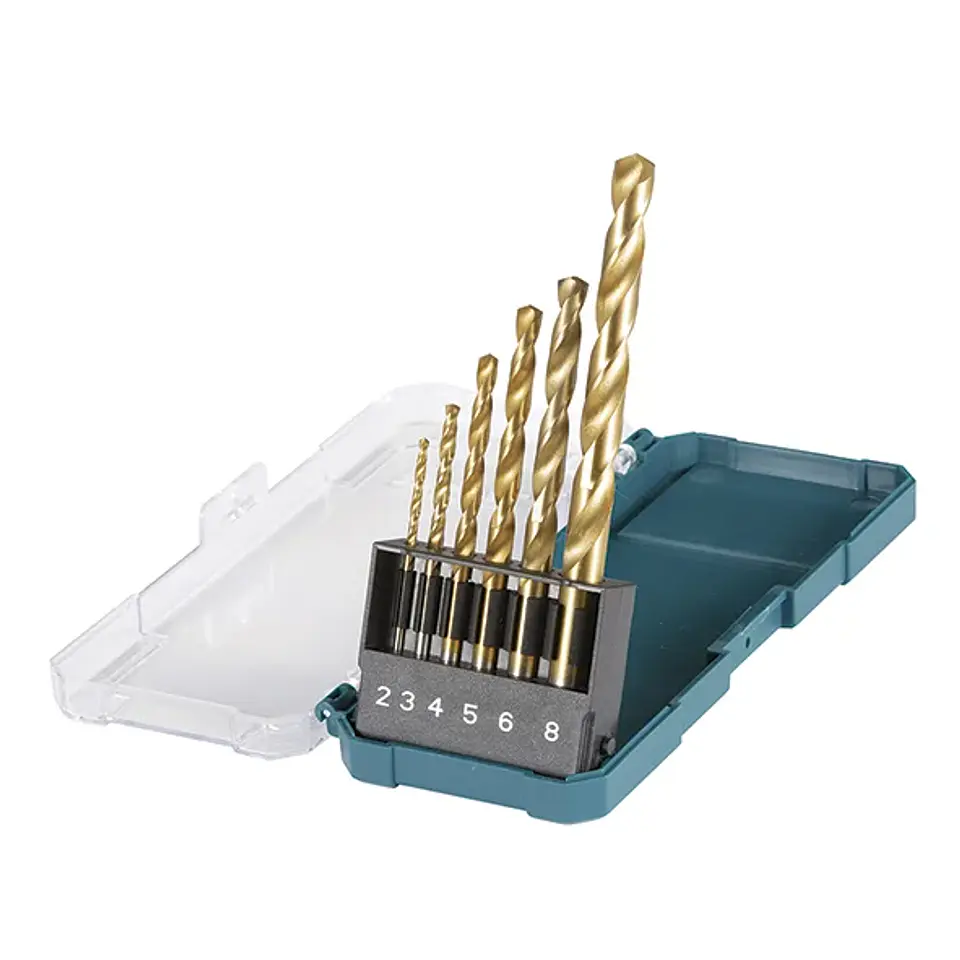 SET BROCA HSS-TIN METAL SURTIDO 6 PZS MAKITA 1