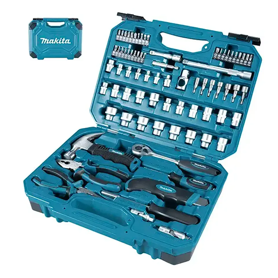 SET ACCESORIOS Y HERRAMIENTAS MANUALES 76 PZS MALETA MAKITA 1