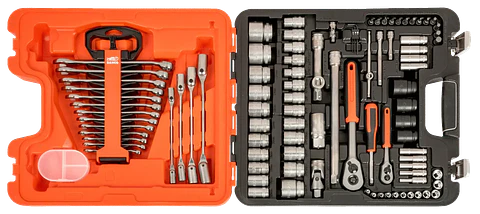 SET DADOS/LLAVES MIXTO 94 PZS BAHCO
