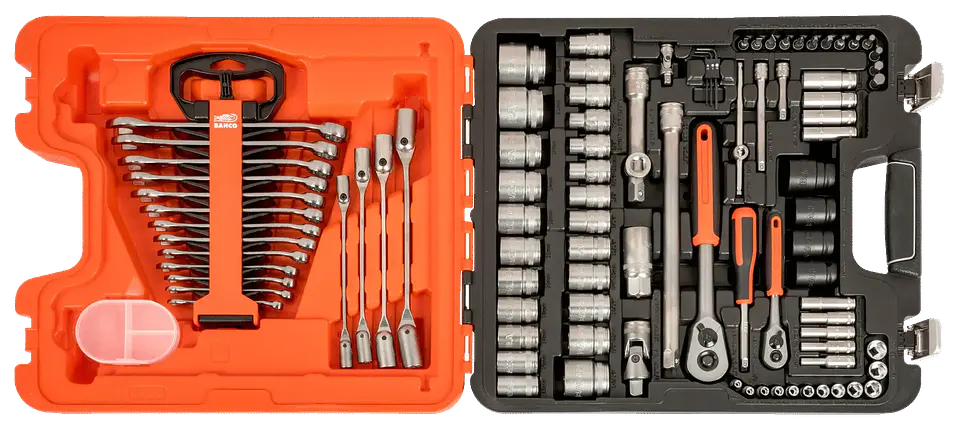 SET DADOS/LLAVES MIXTO 94 PZS BAHCO 2