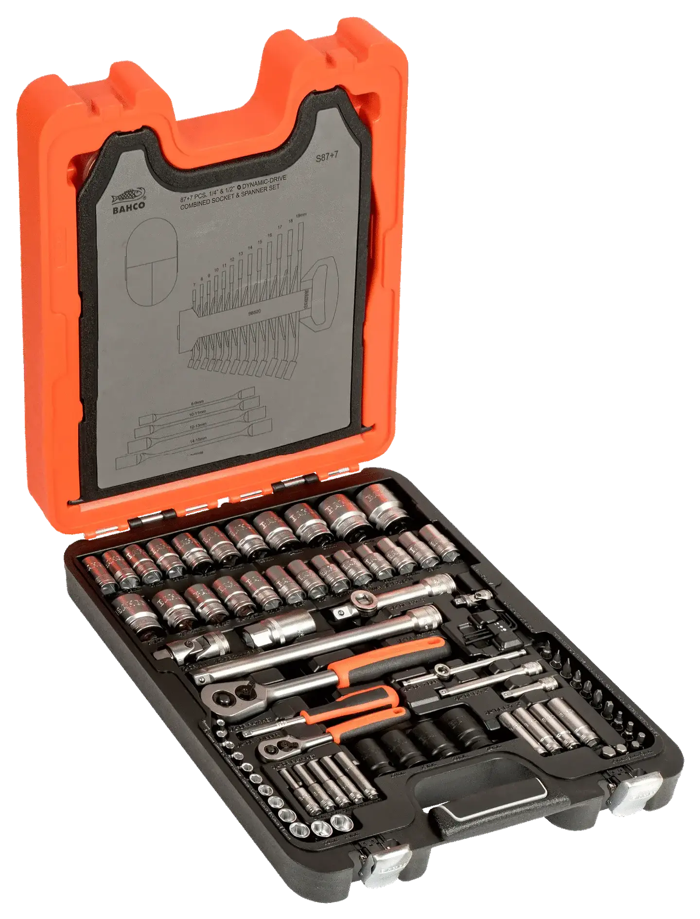 SET DADOS/LLAVES MIXTO 94 PZS BAHCO 3
