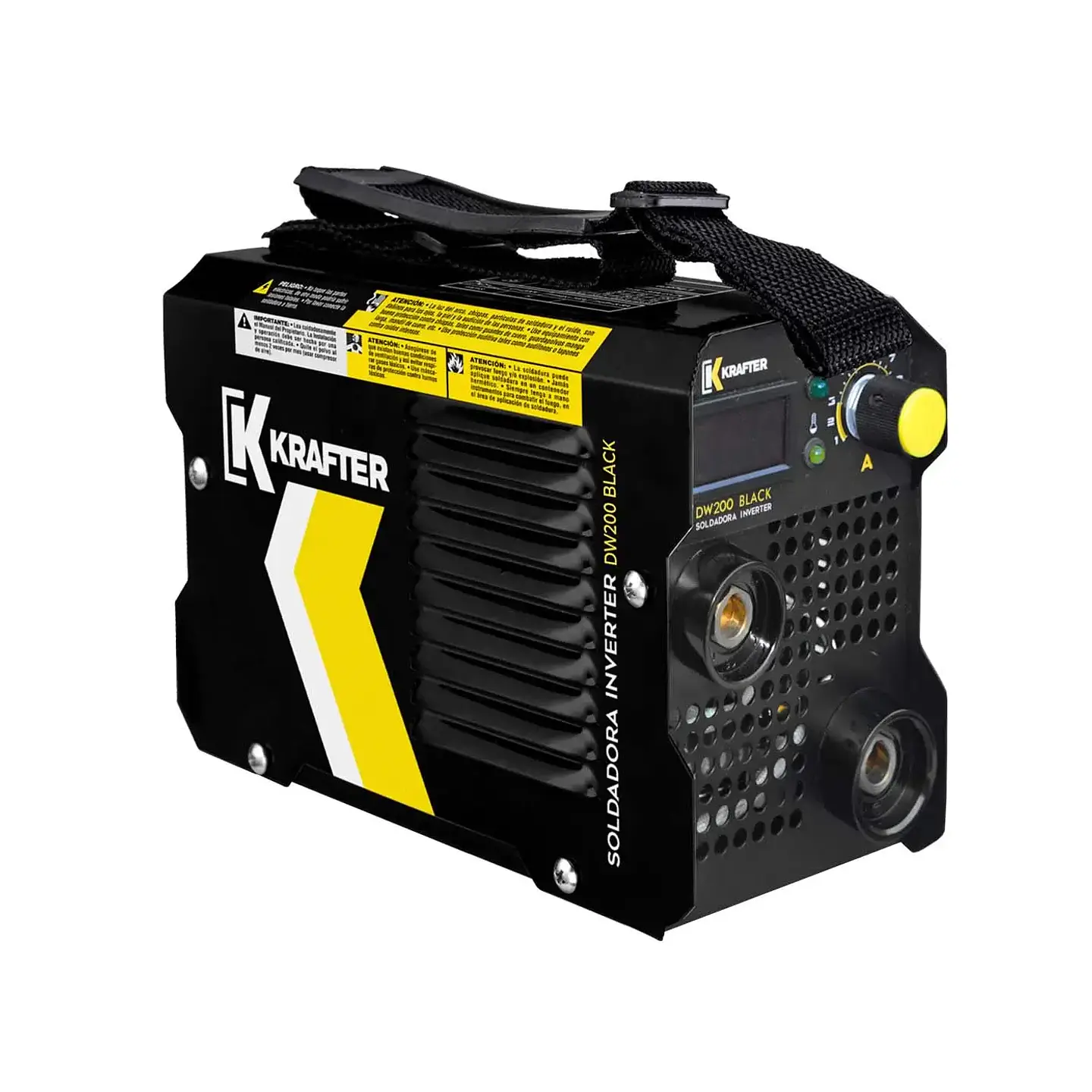  SOLDADORA INVERTER 200A KRAFTER DW200 BLACK 1
