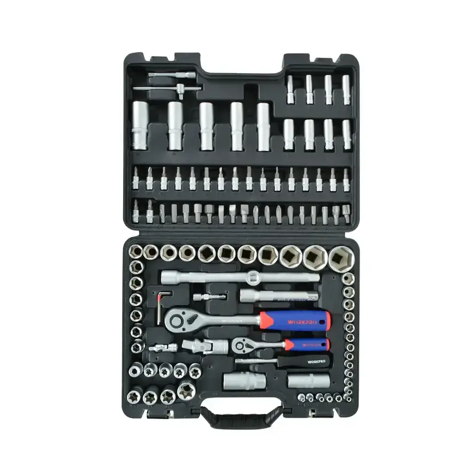 JUEGO DADOS COMBINADOS 1/4 1/2 108 PIEZAS WORKPRO 3