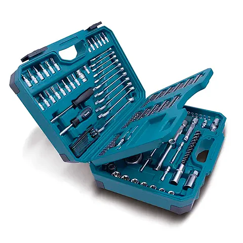 SET DE ACCESORIOS Y HERRAMIENTAS MANUALES 221 PZS MAKITA