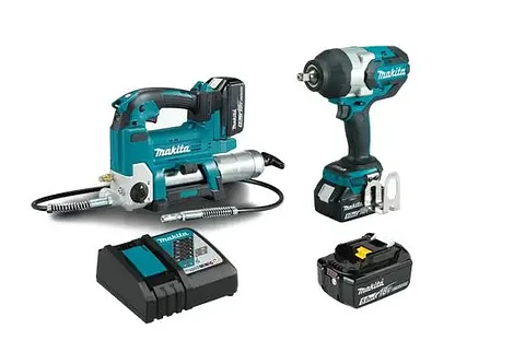 KIT DGP180Z ENGRASADORA INALAMBRICA 18V CON LLAVE DE IMPACTO DTW1002RTJ MAKITA