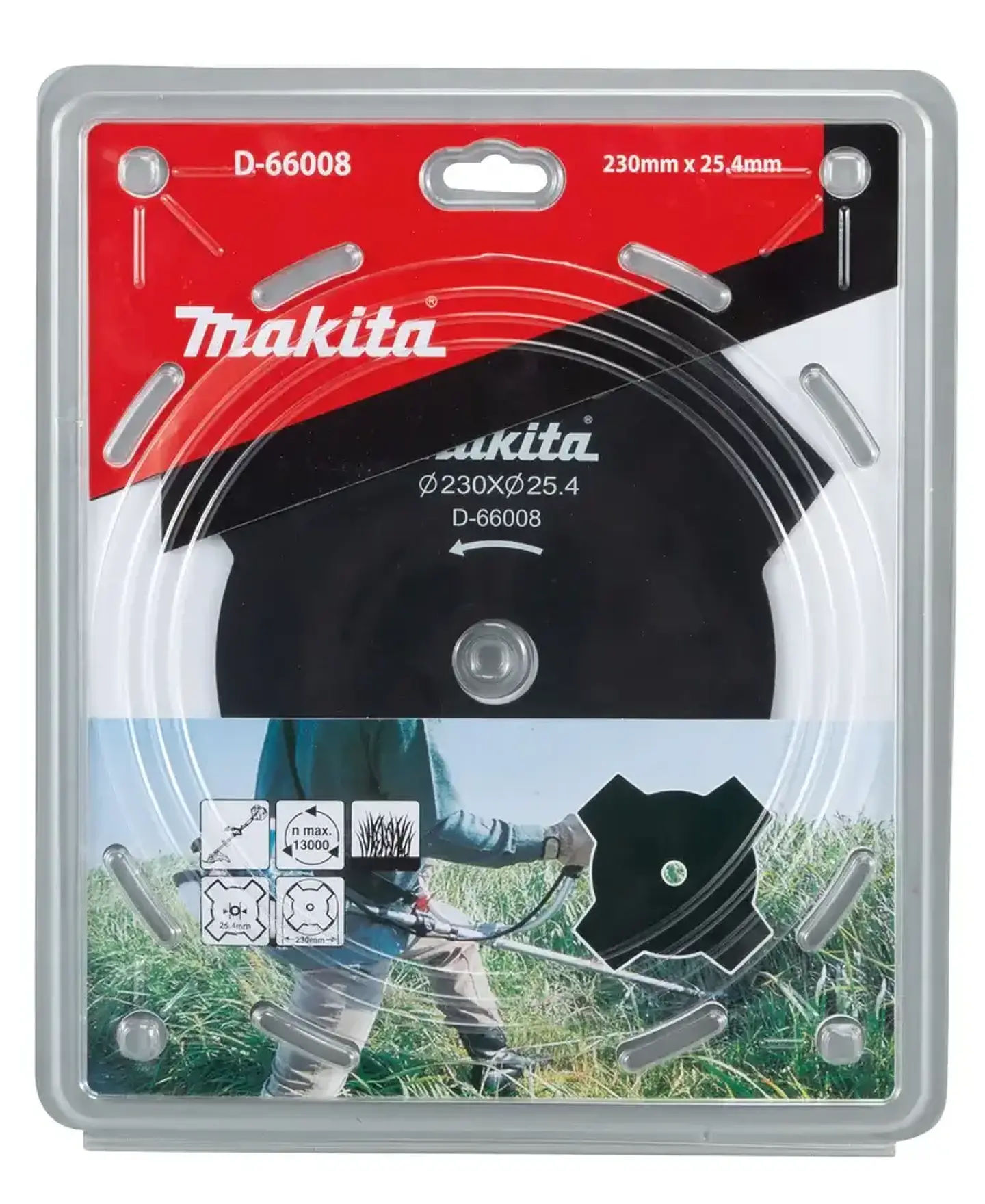 CUCHILLO METAL DE 4 PUNTAS ET 230MM MAKITA 1