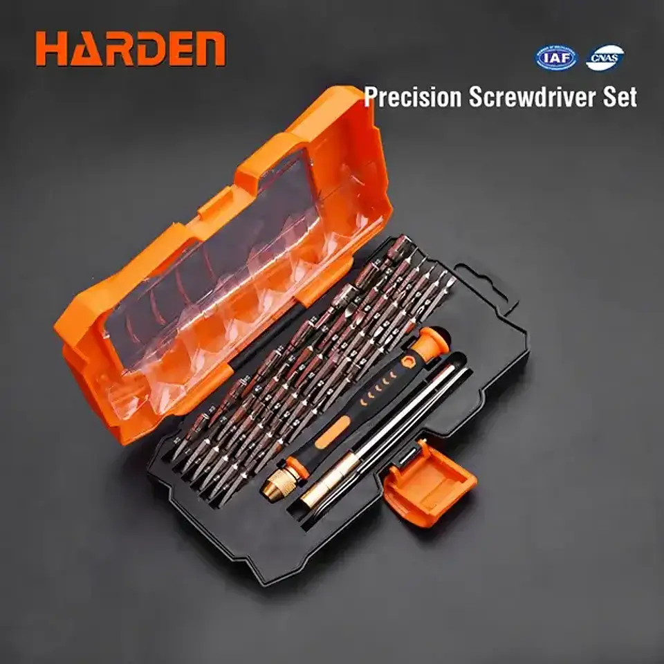 SET DESTORNILLADOR DE PRECISION 45PCS HARDEN 1