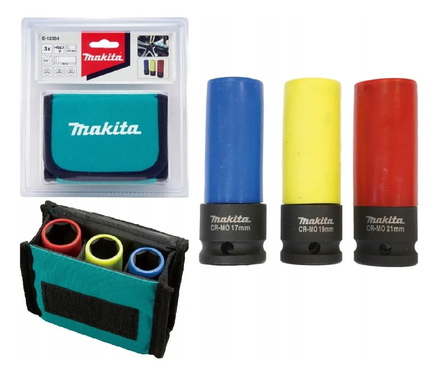 SET DADOS DE IMPACTO PARA LLANTAS E-12354 MAKITA 1