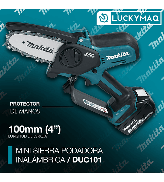 Motosierra De Mano Makita DUC101RF01 18v