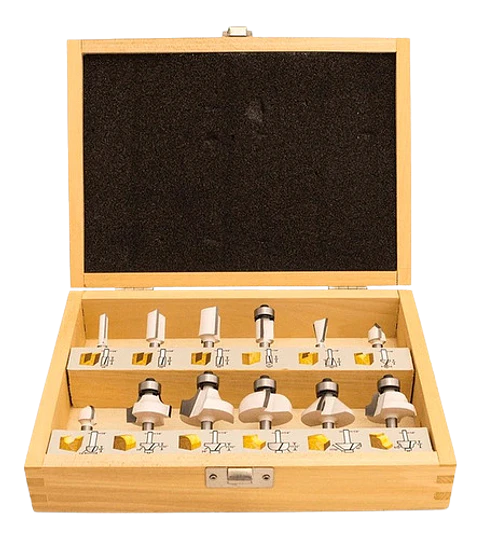 Set de Fresas 6 uni. 1/4 Para Madera Makita