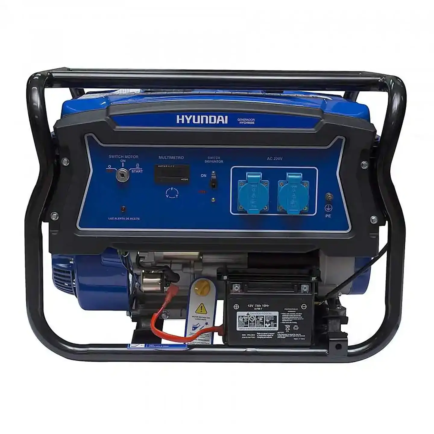 GENERADOR HYUNDAI 3.5KW GASOLINA PARTIDA ELÉCTRICA 82HYG4950E  4