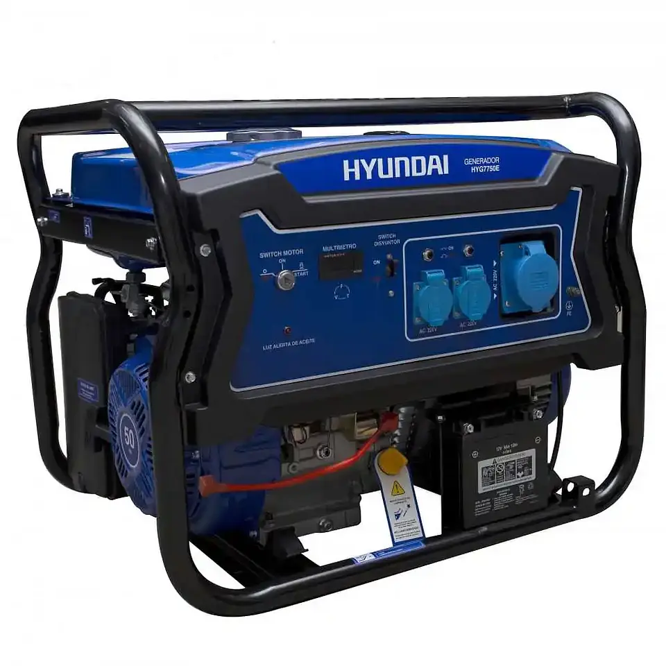 GENERADOR GASOLINA 5/5,5 KVA P/ELÉCTRICA HYUNDAI 82HYG7750E 2