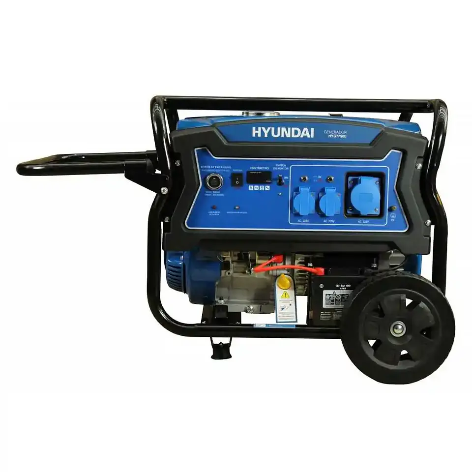 GENERADOR GASOLINA 5/5,5 KVA P/ELÉCTRICA HYUNDAI 82HYG7750E 5