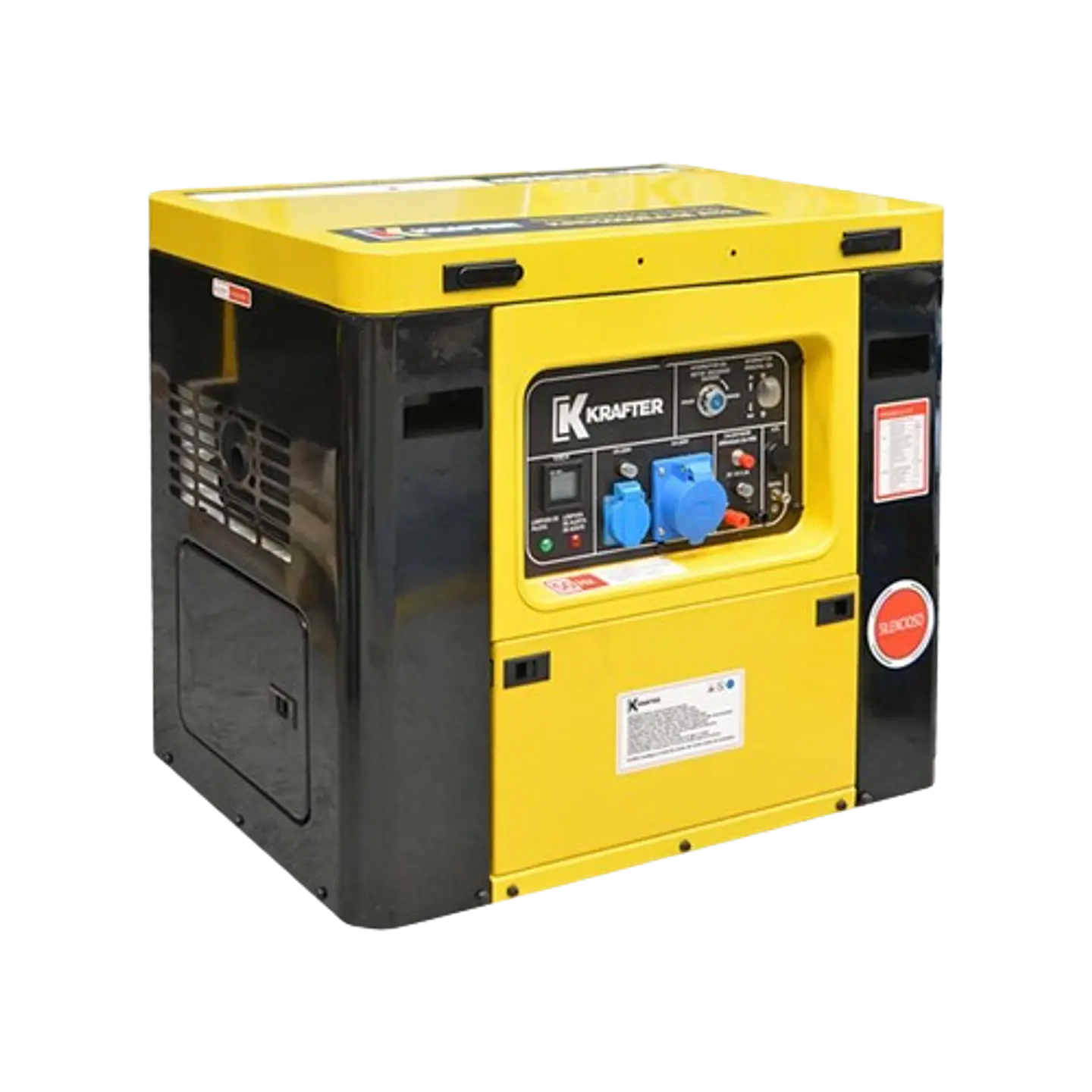 GENERADOR DIESEL 6KVA INSONORO P/ELÉCTRICA KRAFTER C/ CONEXIÓN A ATS 1