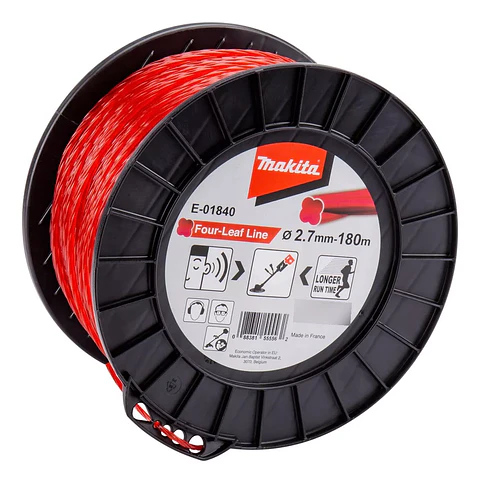 NYLON ESTRIADO ROJO 2.7MM 180 METROS E-01840 MAKITA