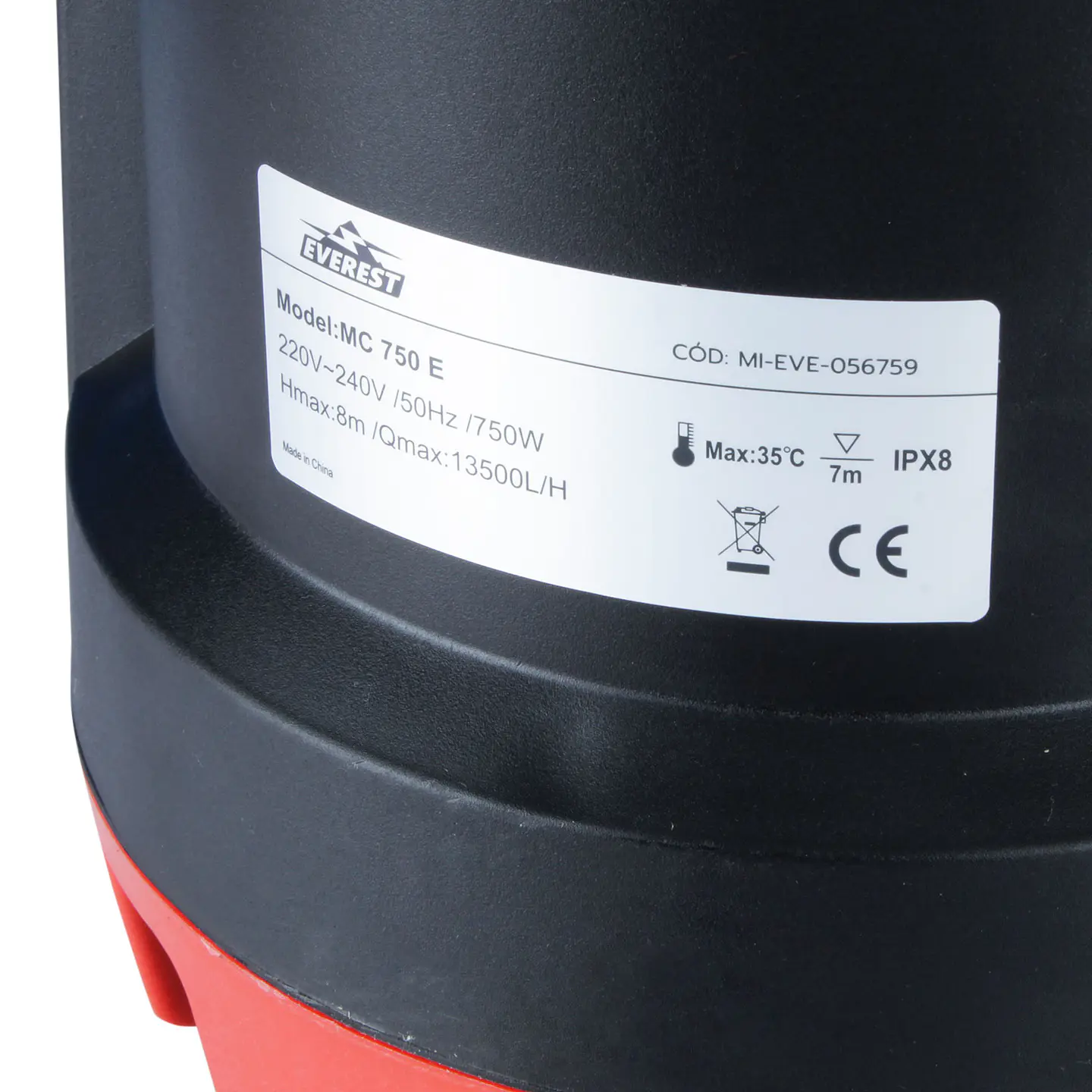 BOMBA SUMERGIBLE MULTIFUNCIÓN 750W MC750E EVEREST 3
