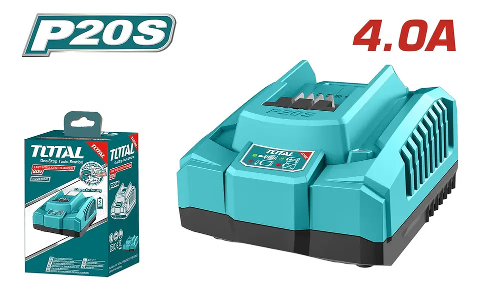CARGADOR INTELIGENTE 20V 4A TOTAL TFCLI20411-7 2