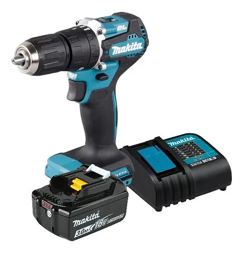 TALADRO PERCUTOR MAKITA 13MM +1 BAT 3AH+ CARGADOR DHP487RFX4